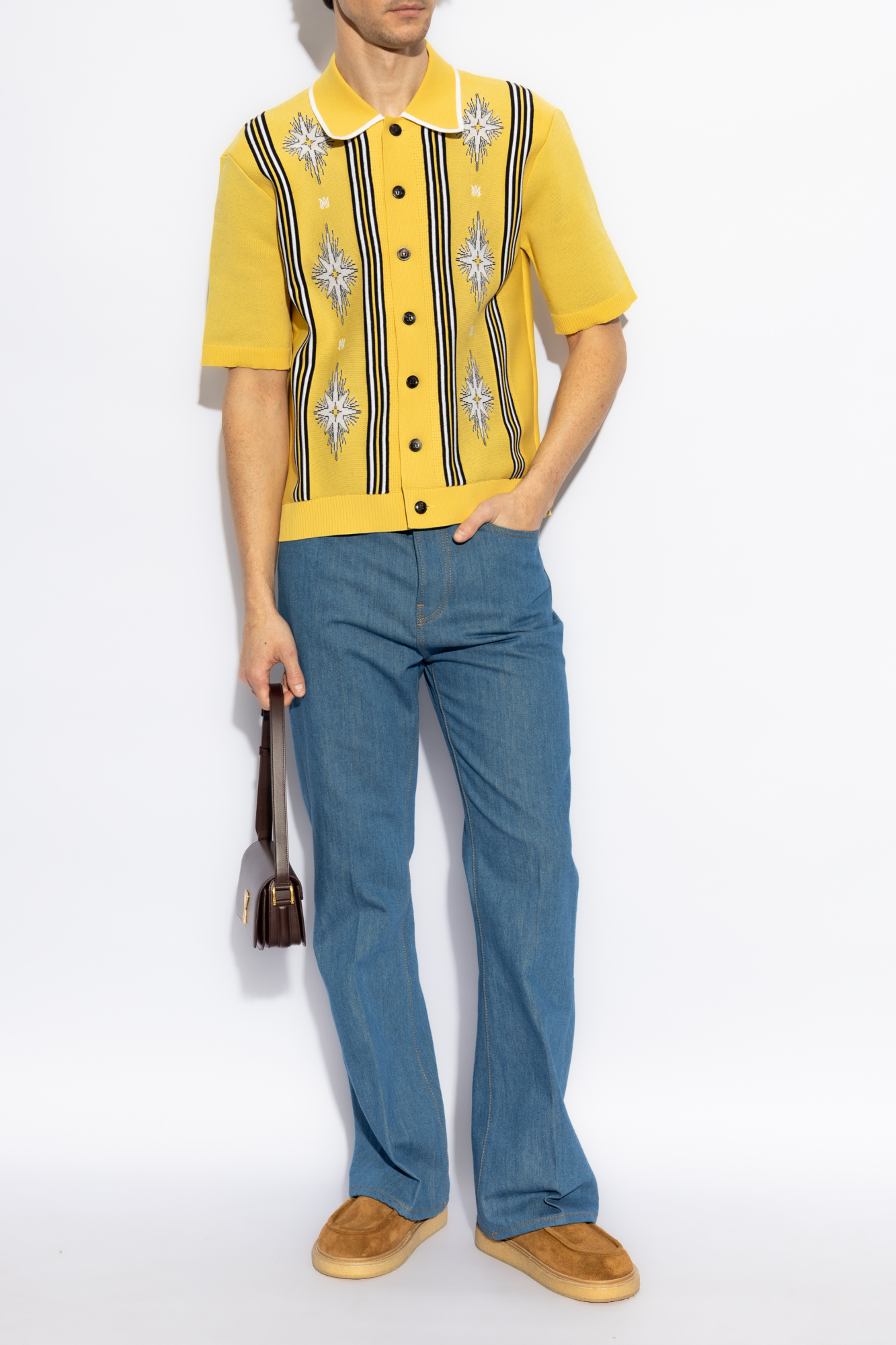 パンツ 34 AMIRI MA BAR POCKET STRAIGHT INDIGO Blue Straight-leg jeans Amiri - Vitkac AS
